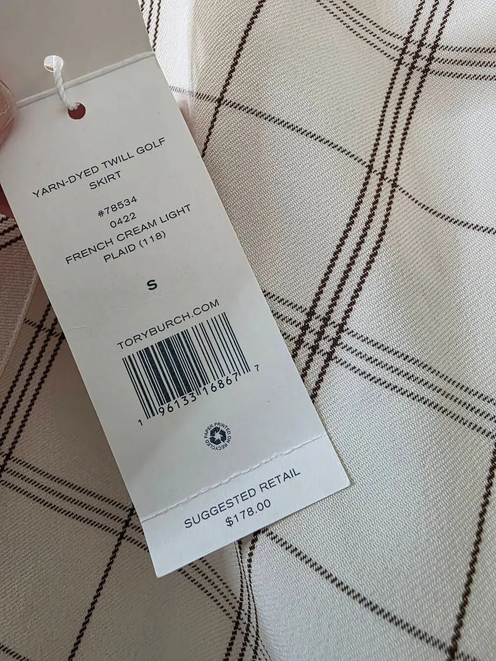 Tory Burch new tag